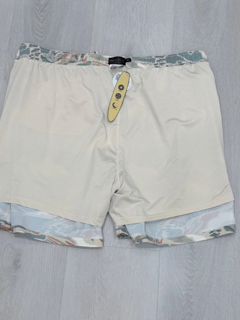 Pendleton Landscape Shoreside Swim Trunks 7” UPF 50+ Built-In Liner Mens XL